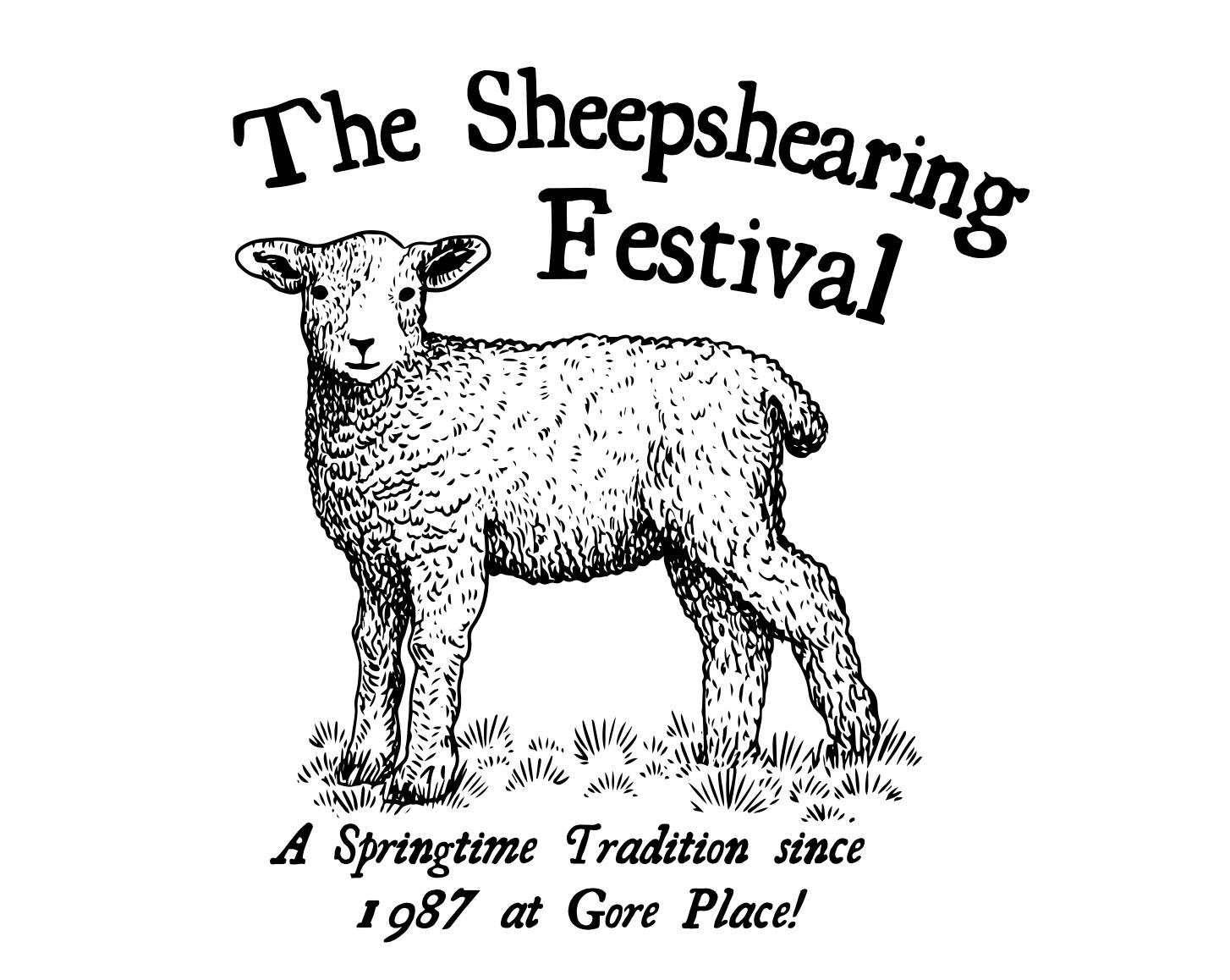 Gore Place Sheep Shearing Festival event poster